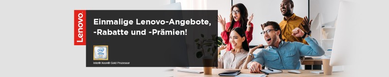 Einmalige Lenovo-Angebote, -Rabatte und -Prämien!